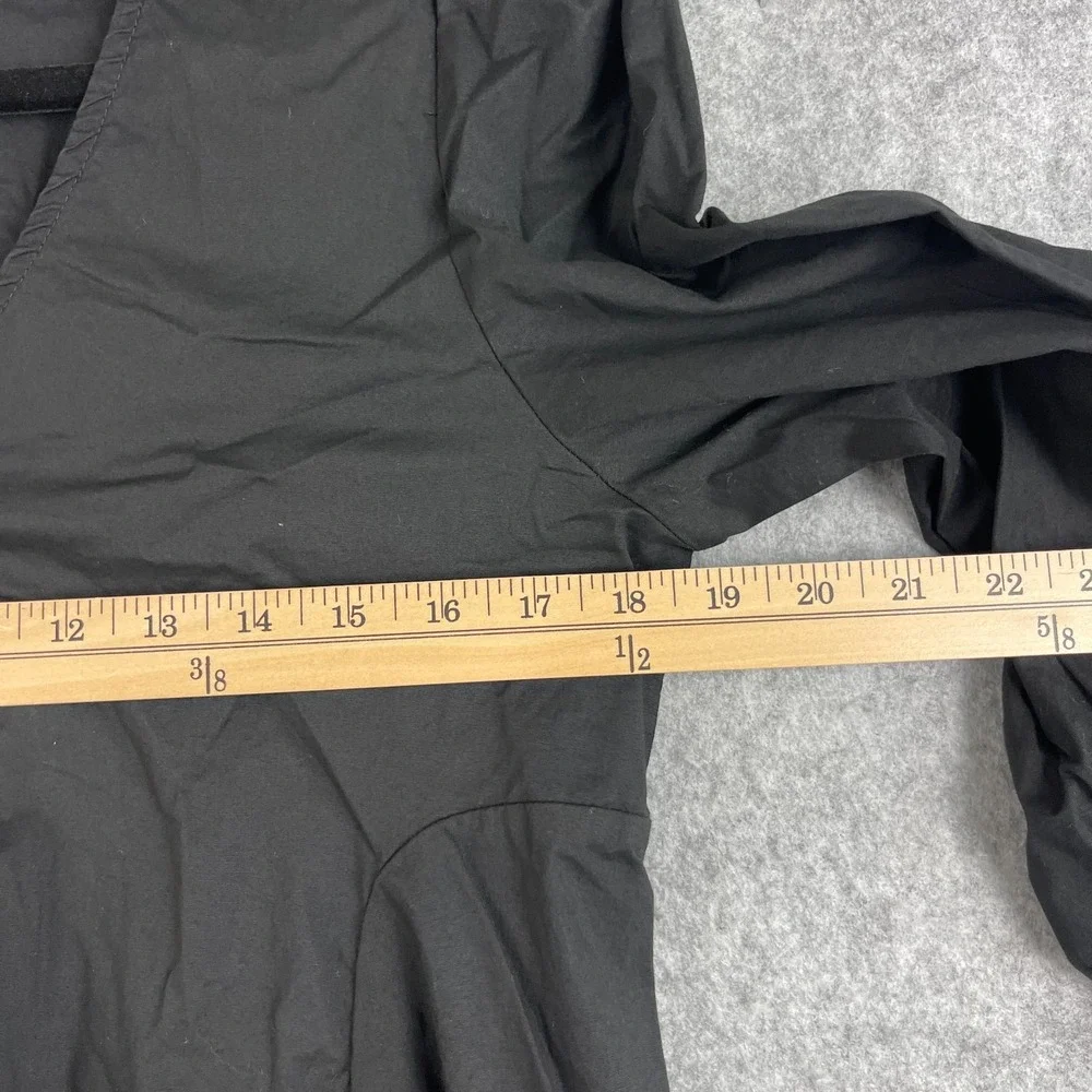Pomander Place Tuckernuck Easton Swing Top Women Medium Black Poplin Ruffle